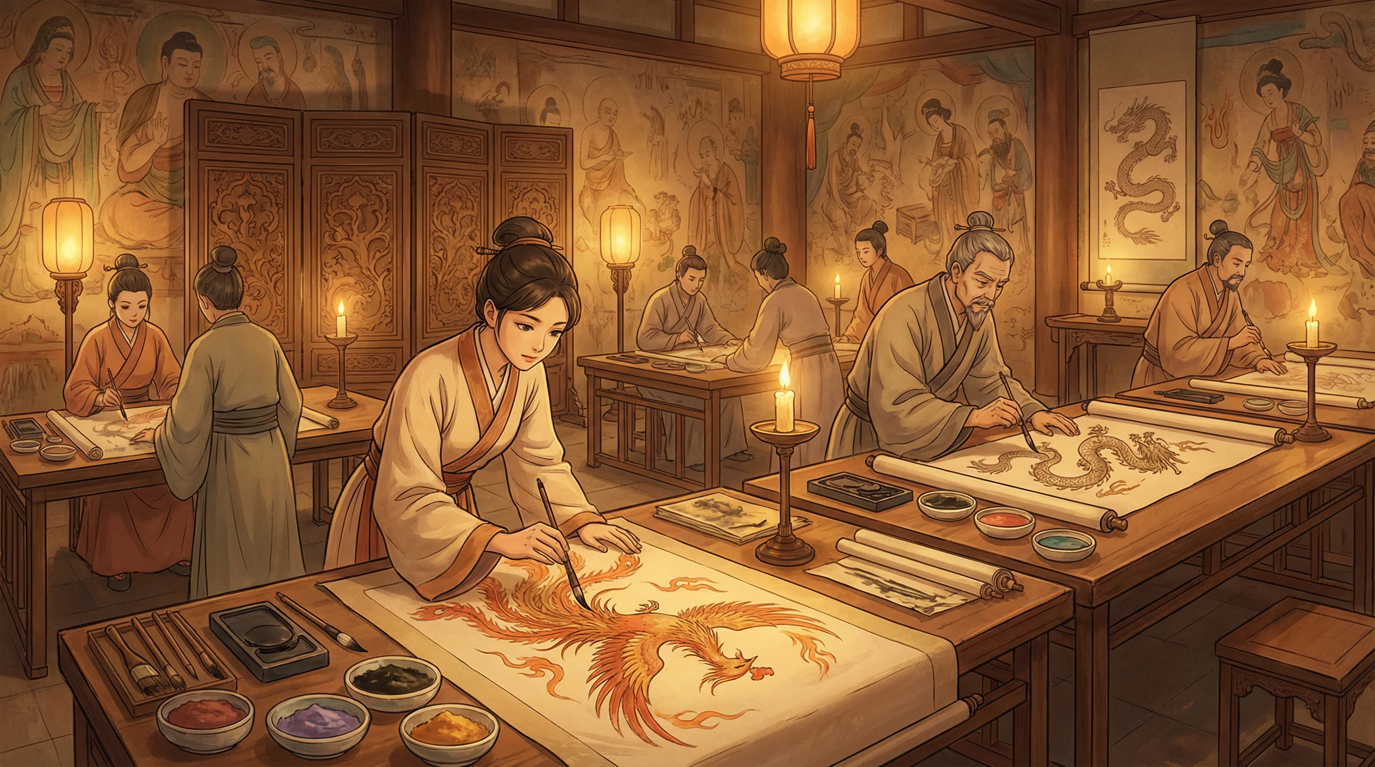 画师入驻 - 出白浆是高潮了吗 国风动漫画师
